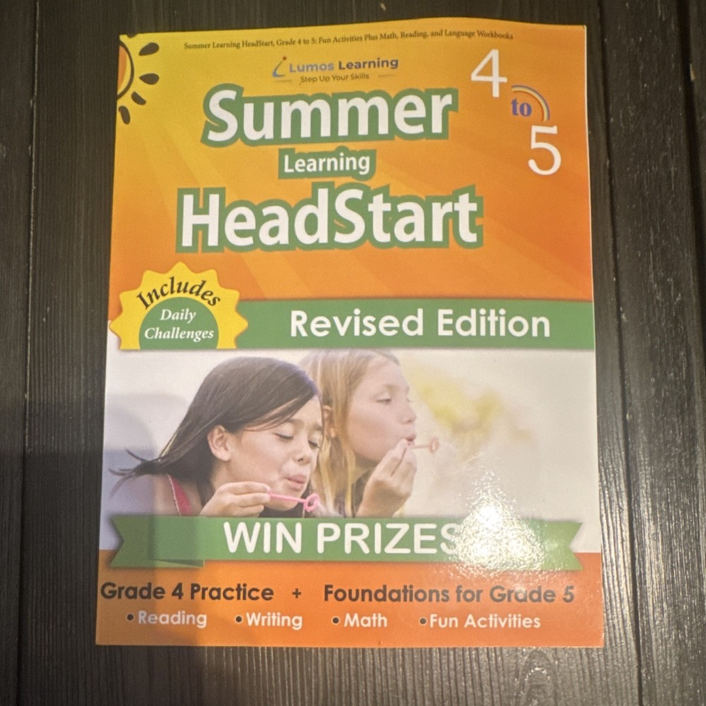 Lumos Learning HeadStart Grade 4-5 Revised Edition Math Reading Activities